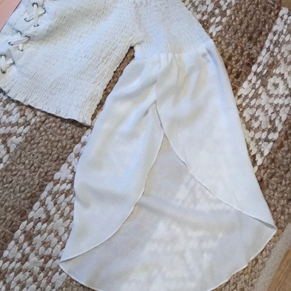 White off the shoulder open sleeve - Picture 4 of 4